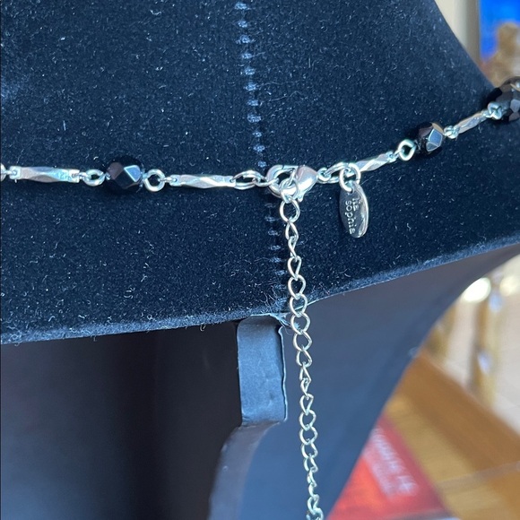 Lia Sophia Black and Silver Necklace - Picture 3 of 5
